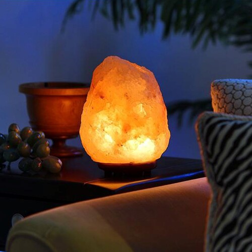 Side Table Natural Shape Side Table Himalayan salt Lamp