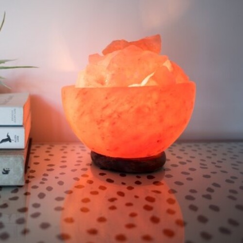 Small Fire Bowl Salt Lamp